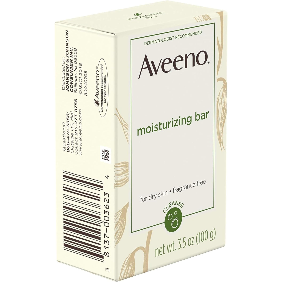 Aveeno bar in travel kit demonstrating compact, leak-free convenience