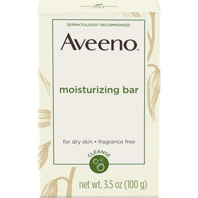 Aveeno bar beside ruler showing 3.5-ounce size for accurate scale