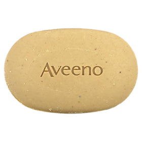 Aveeno bar with bath essentials conveying practical daily routine benefit