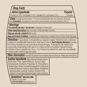 Woman layering Aveeno under makeup for lightweight face protection