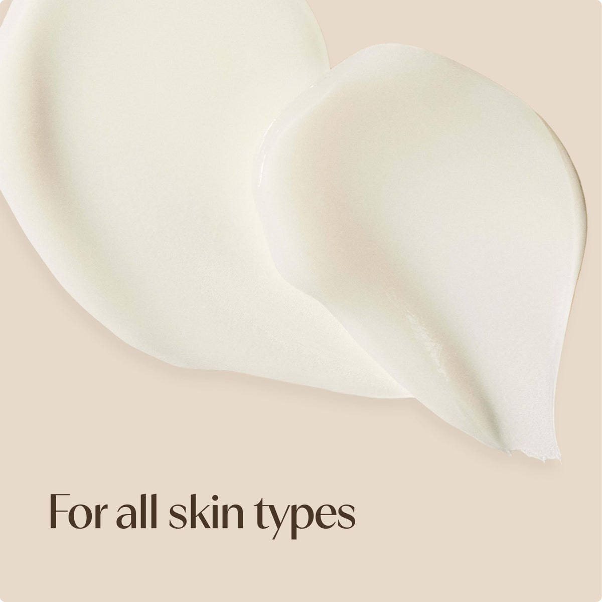 Aveeno cream on fingertip from jar ready for application to boost radiance