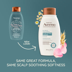 Aveeno pump nozzle dispensing shampoo for controlled use