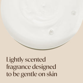 Aveeno used as shaving wash in hand for smoother shave benefit