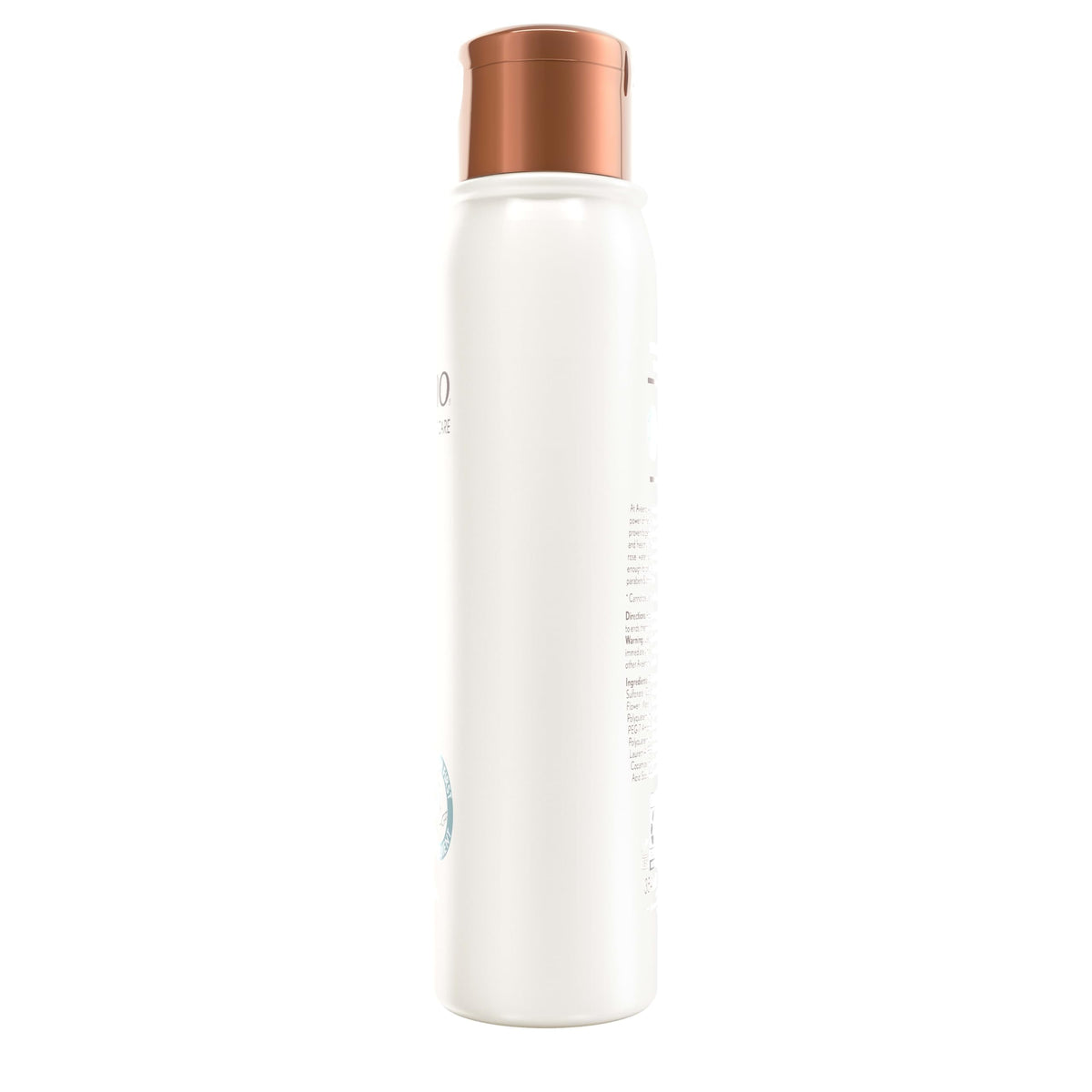 Aveeno bottle held in hand showing 12 fl oz size reference