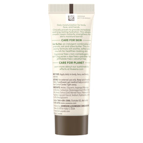Applying Aveeno Positively Radiant SPF 15 on face for daily protection and glow