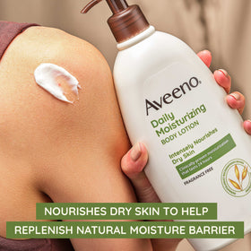 Aveeno travel kit flatlay organized for easy packing and convenience