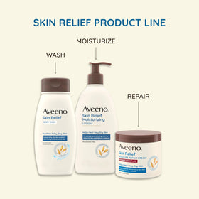 Aveeno Triple Oat ingredients flatlay showing oat flour, extract, and oil