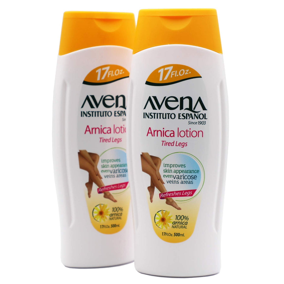 Avena Instituto Espanol front packaging showing two bottles and calming benefits