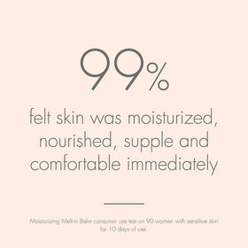 Applying Avène balm on arm to show fast-absorbing hydration benefit