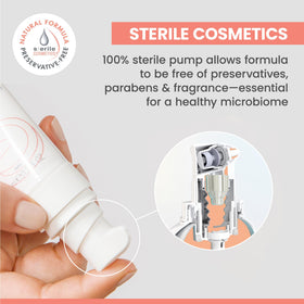 Avène before and after barrier support visual illustrating reduced redness effect