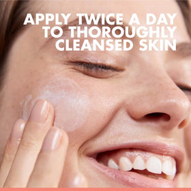 Eau Thermale Avène before and after scale showing improved skin barrier appearance