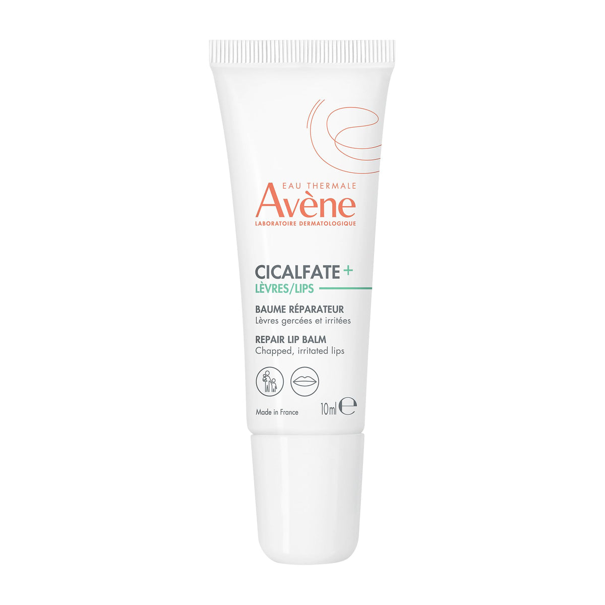 Avène Cicalfate lip cream front tube showing product branding and protection benefit