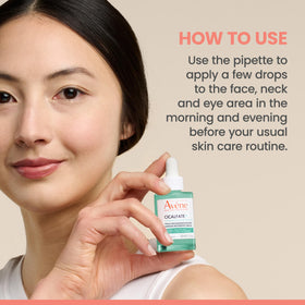 Avène Cicalfate+ applied to hand illustrating easy spreadability and hydration