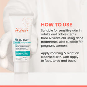 Avène Cleanance HYDRA travel-sized jar beside a smartphone showing compact portability