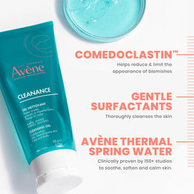 Avène 6.7 oz bottle shown next to common items for scale