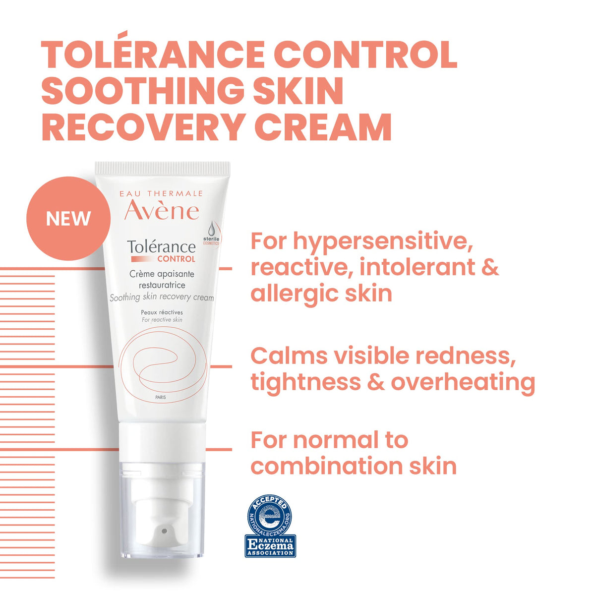 Eau Thermale Avène gentle cleanser texture on dispenser for non-drying cleanse