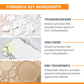 Eau Thermale Avène compact being applied with sponge brush for light coverage benefit