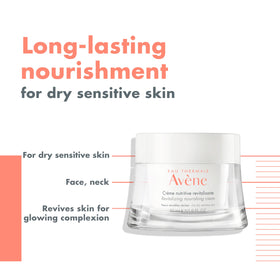 Avène jar open with creamy texture showing nourishing hydration benefits