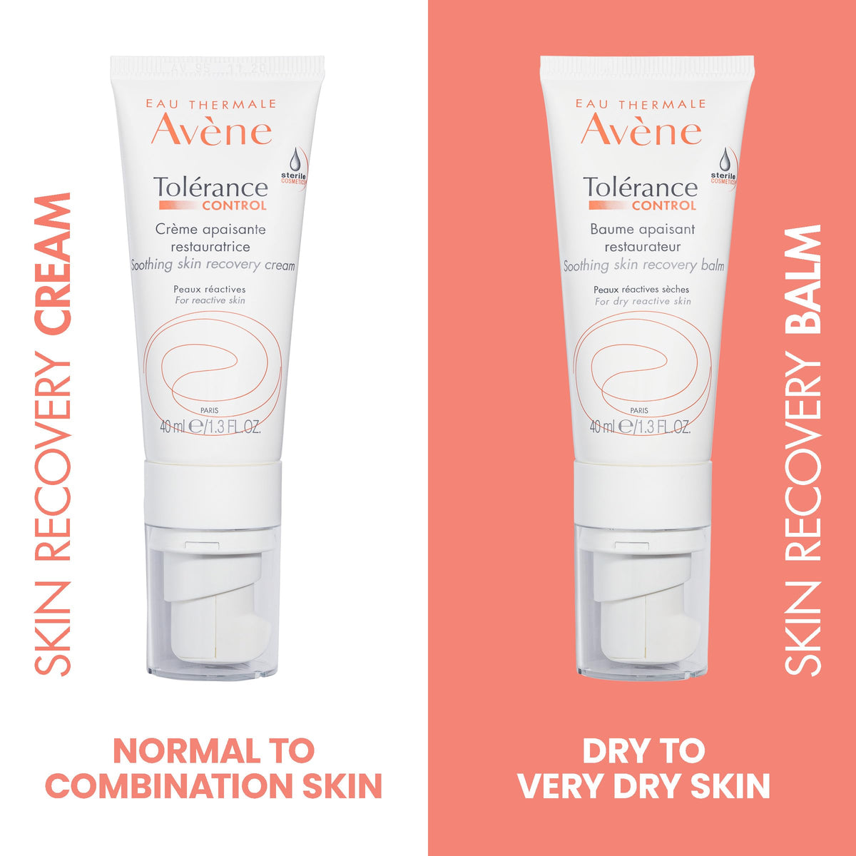 Avène cream texture close-up showing lightweight, non-greasy finish for comfort