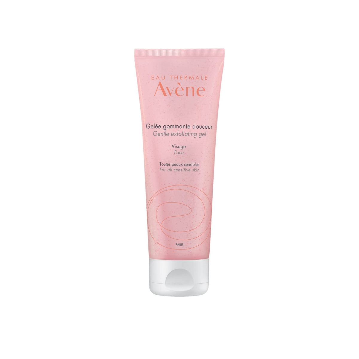 Eau Thermale Avène front packaging showing gentle exfoliating gel benefits