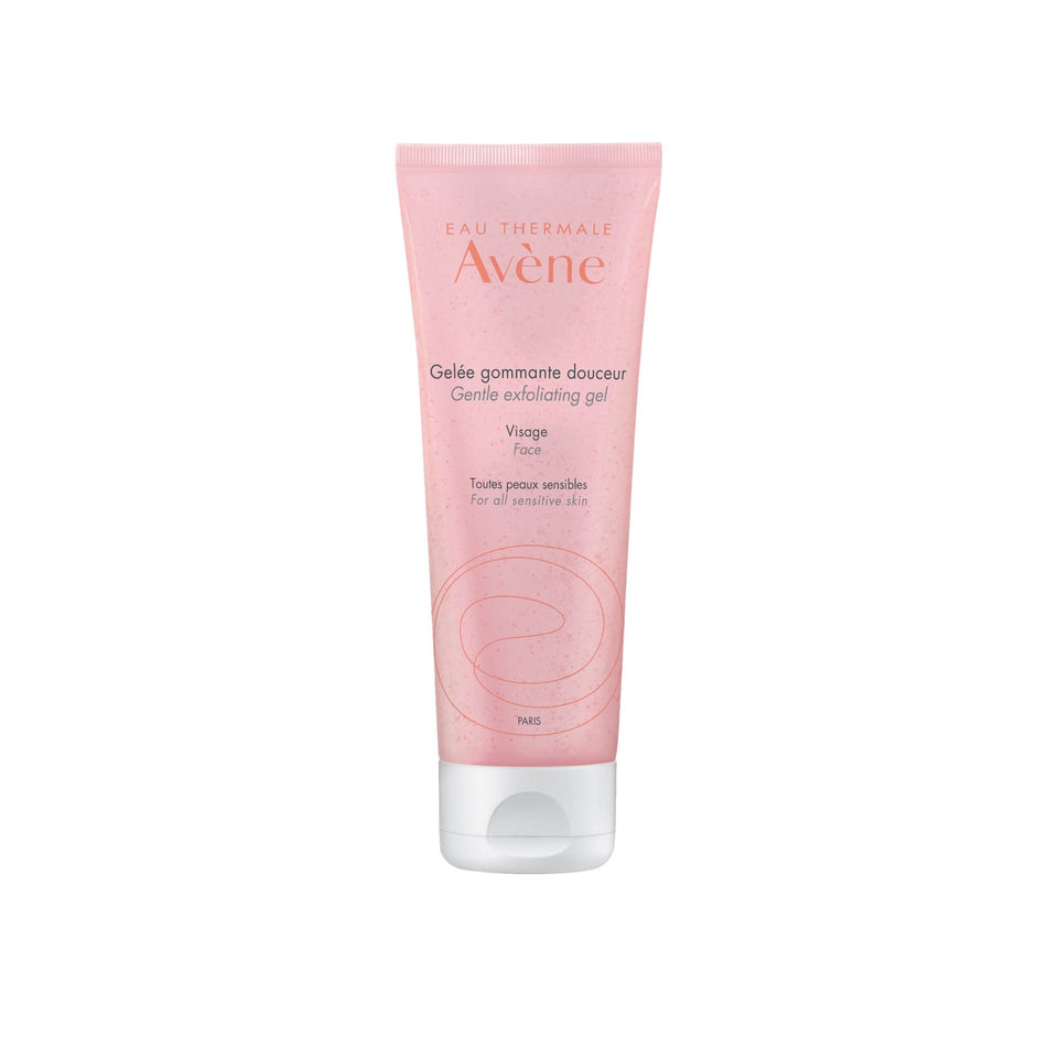 Eau Thermale Avène front packaging showing gentle exfoliating gel benefits