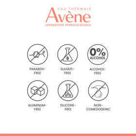 Eau Thermale Avène label ingredient list emphasizing hyaluronic acid and polysaccharides