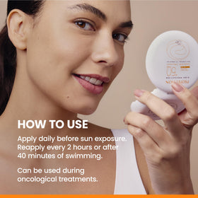 Avène product label close-up highlighting SPF 50 and mineral filter ingredient clarity