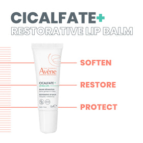 Avène lip cream texture on fingertip showing smooth application and quick absorption
