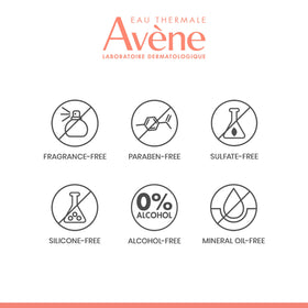 Avène Retrinal EYES beside makeup demonstrating compatibility under concealer