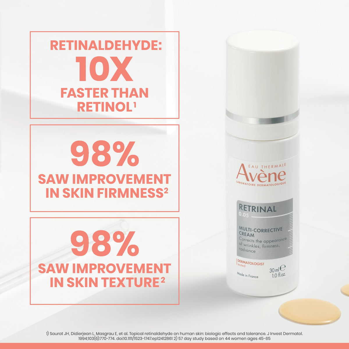 Eau Thermale Avène cream texture close-up demonstrating lightweight hydration