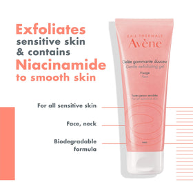 Eau Thermale Avène close-up texture with cellulose beads for mild polishing