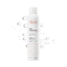 Eau Thermale Avène front view of 10.1 oz spray showing product packaging and purity benefit