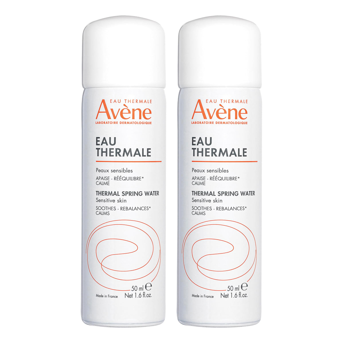 Eau Thermale Avène close-up spray nozzle producing fine mist for cooling