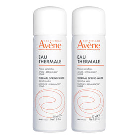 Eau Thermale Avène close-up spray nozzle producing fine mist for cooling