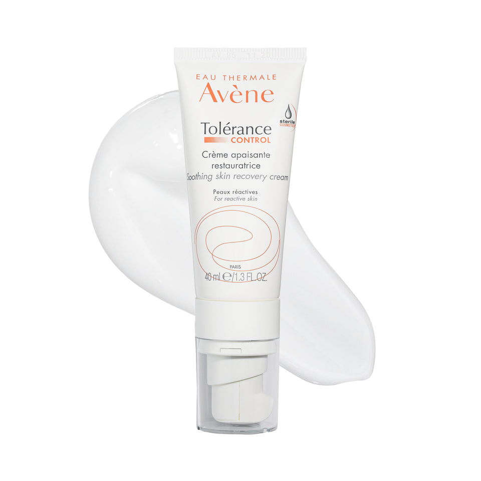 Avène front packaging showing sterile tube and calming design benefits soothing