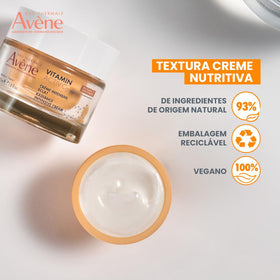 Eau Thermale Avène ingredient label closeup highlighting active ingredients