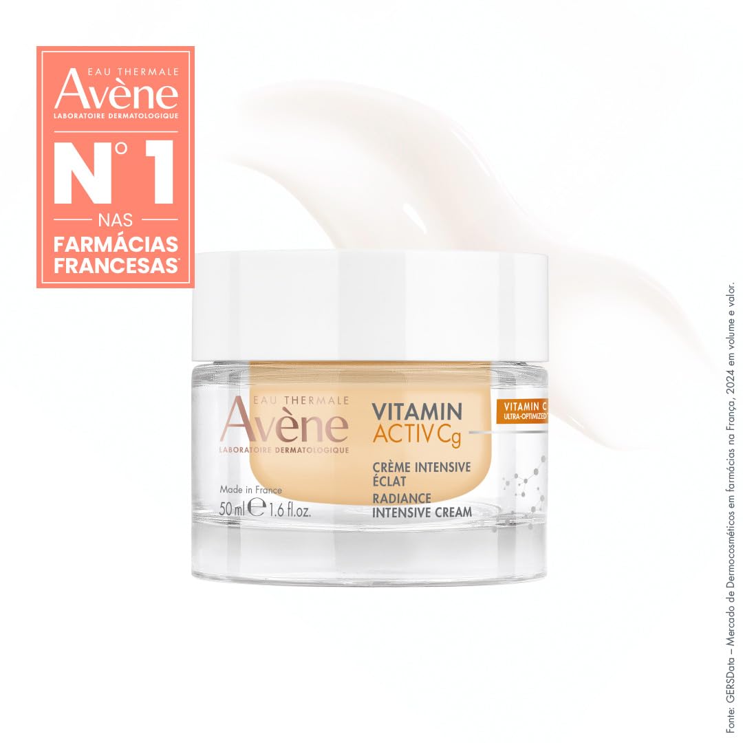Eau Thermale Avène open jar texture revealing creamy radiance boost
