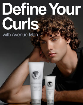 Avenue Man label close-up showing ingredients and paraben-free claim for safety