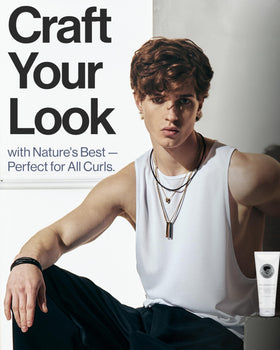 Avenue Man jar in a toiletry bag suggesting portability and on-the-go styling