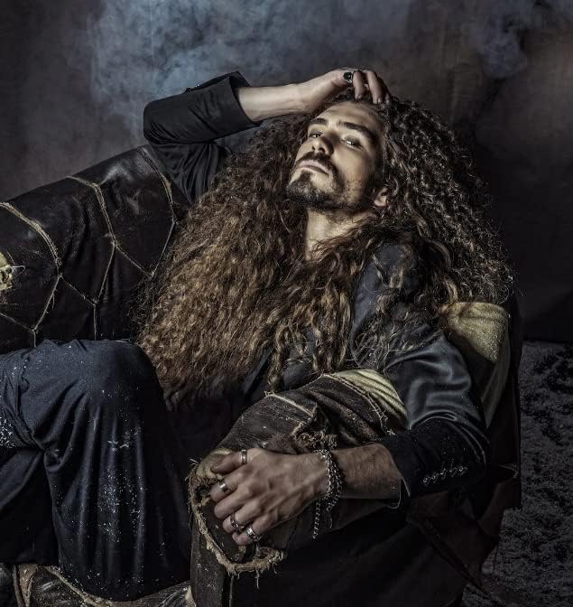Avenue Man model outdoors showing humidity-resistant curl hold in real life