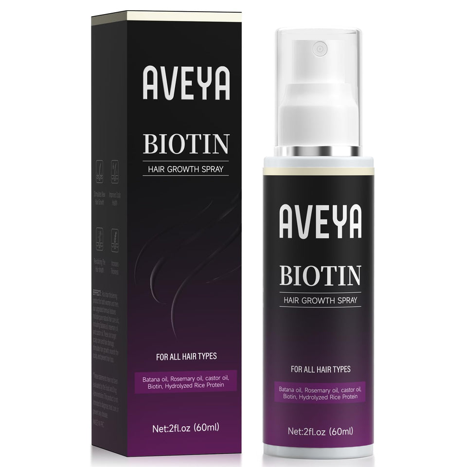 AVEYA front packaging 60ml showing label and benefits for easy identification