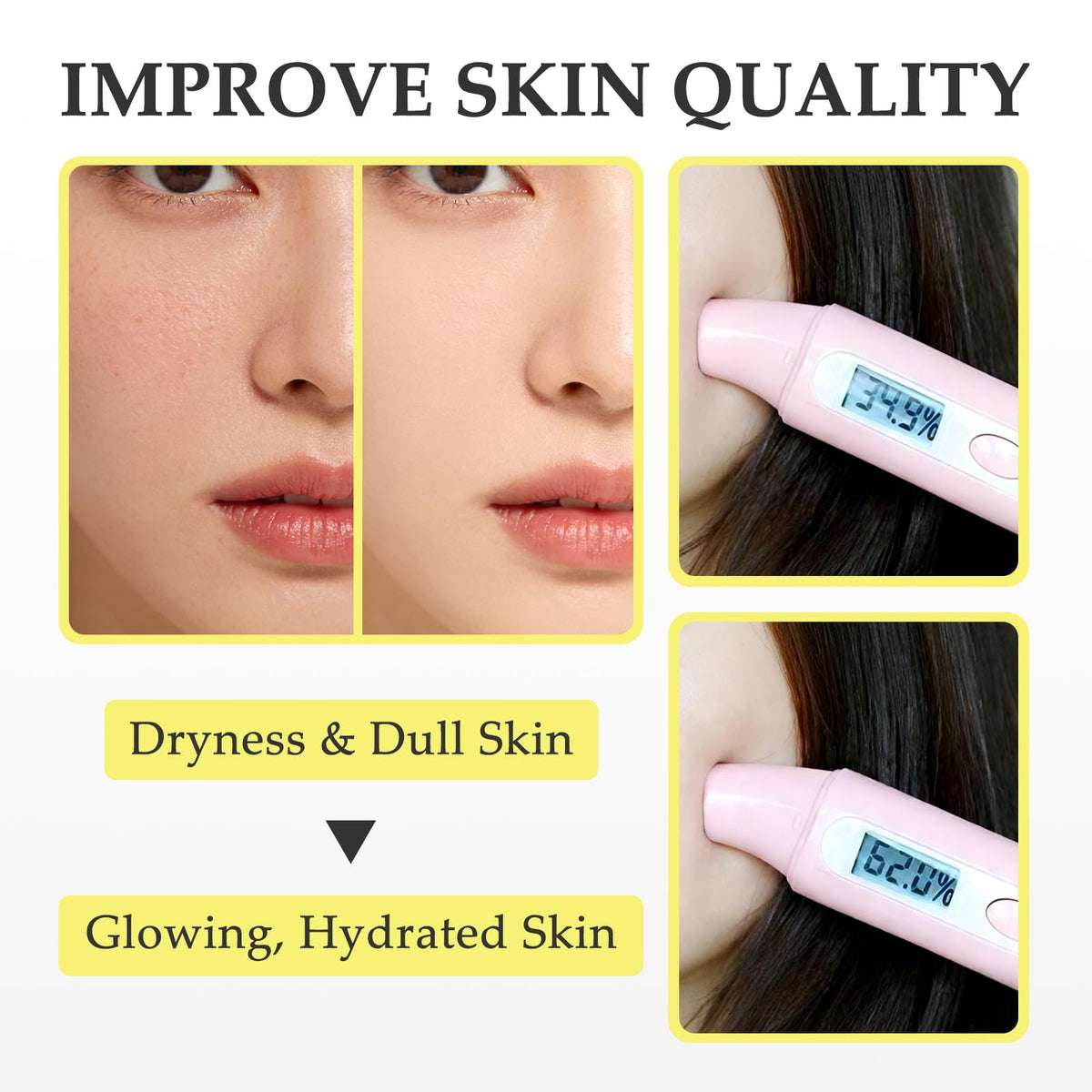 AVEYA pad soaked essence detail displaying serum clarity and fast-absorbing finish
