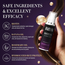 AVEYA close-up texture showing serum drop and lightweight, non-greasy finish
