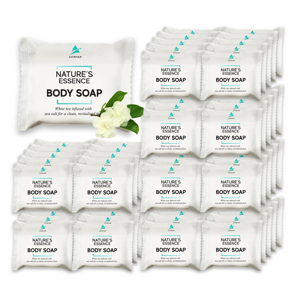 Avistar front packaging showing 60-pack and hospitality label for easy stocking