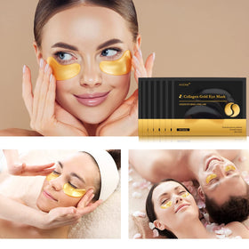 AVJONE application on model under-eye demonstrating reduced puffiness and glow