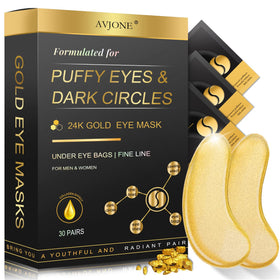 AVJONE front packaging showing 30 pairs and benefits for refreshed eyes