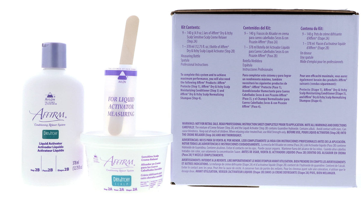 Avlon Affirm creme relaxer close-up texture demonstrating smooth conditioning