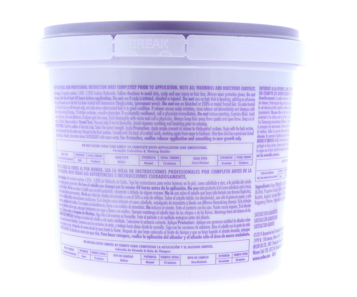 Avlon Affirm close-up texture of cream relaxer showing smooth consistency benefit