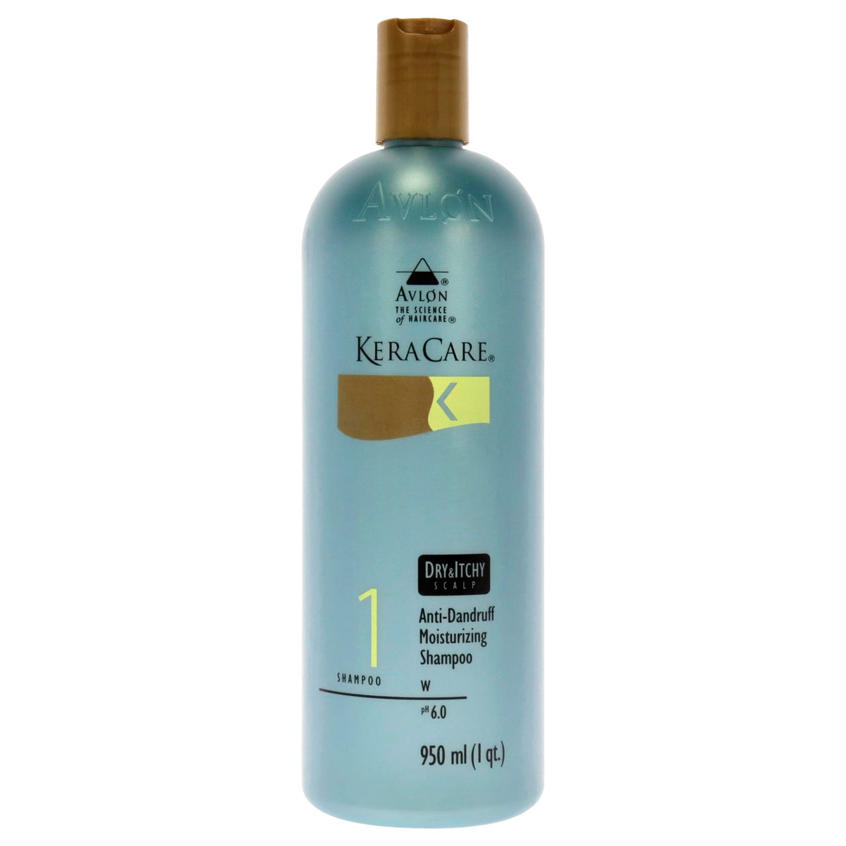 Avlon Kera Care front bottle view showing label and large 32 oz size, soothes scalp