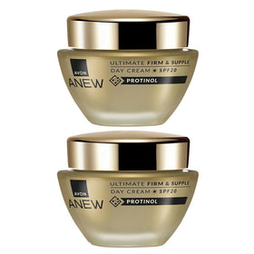 AVON SKIN SO SOFT model applying cream to face illustrating easy morning routine benefit